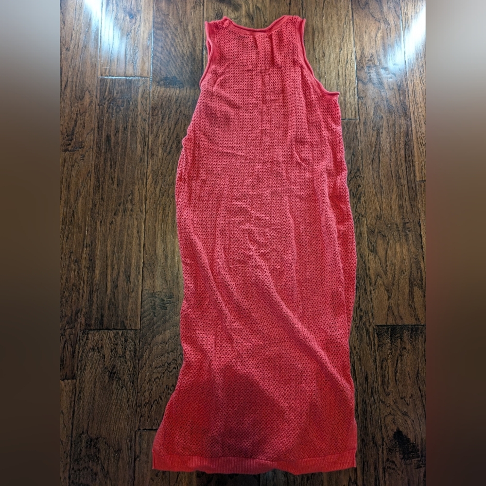 Pact Coral Sleeveless Knit Dress Cover-up - Picture 2 of 7
